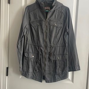 Mossimo Supply co utility cargo jacket. Size medium dusty blue color.